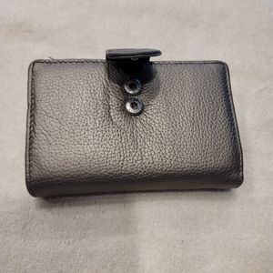 Mundi Dark Grey Snap Close Wallet